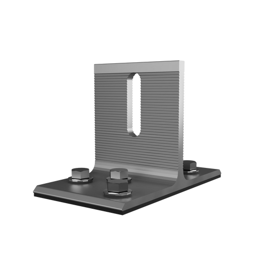 Unirac SolarMount Butyl Deck Mount Mill Finish 004BUTYLM