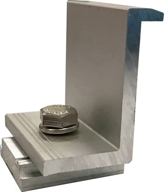 ProSolar RoofTrac Clear End Clamp 34.4-35.0mm C1358EC-1-G