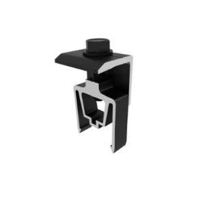 SunModo SMR Pop-On End Clamp Black Anodized Finish CLMP-END-SMR-B
