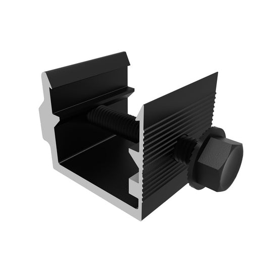 SunModo SMR100 L-Foot Adaptor Black Anodized Finish LFA-SMR100-B