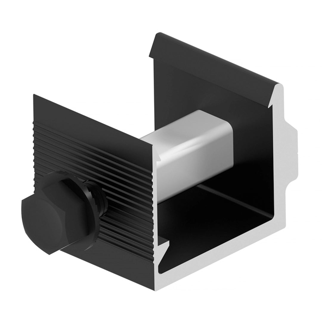 SunModo SMR100 L-Foot Adaptor Sliver Anodized Finish LFA-SMR100-S