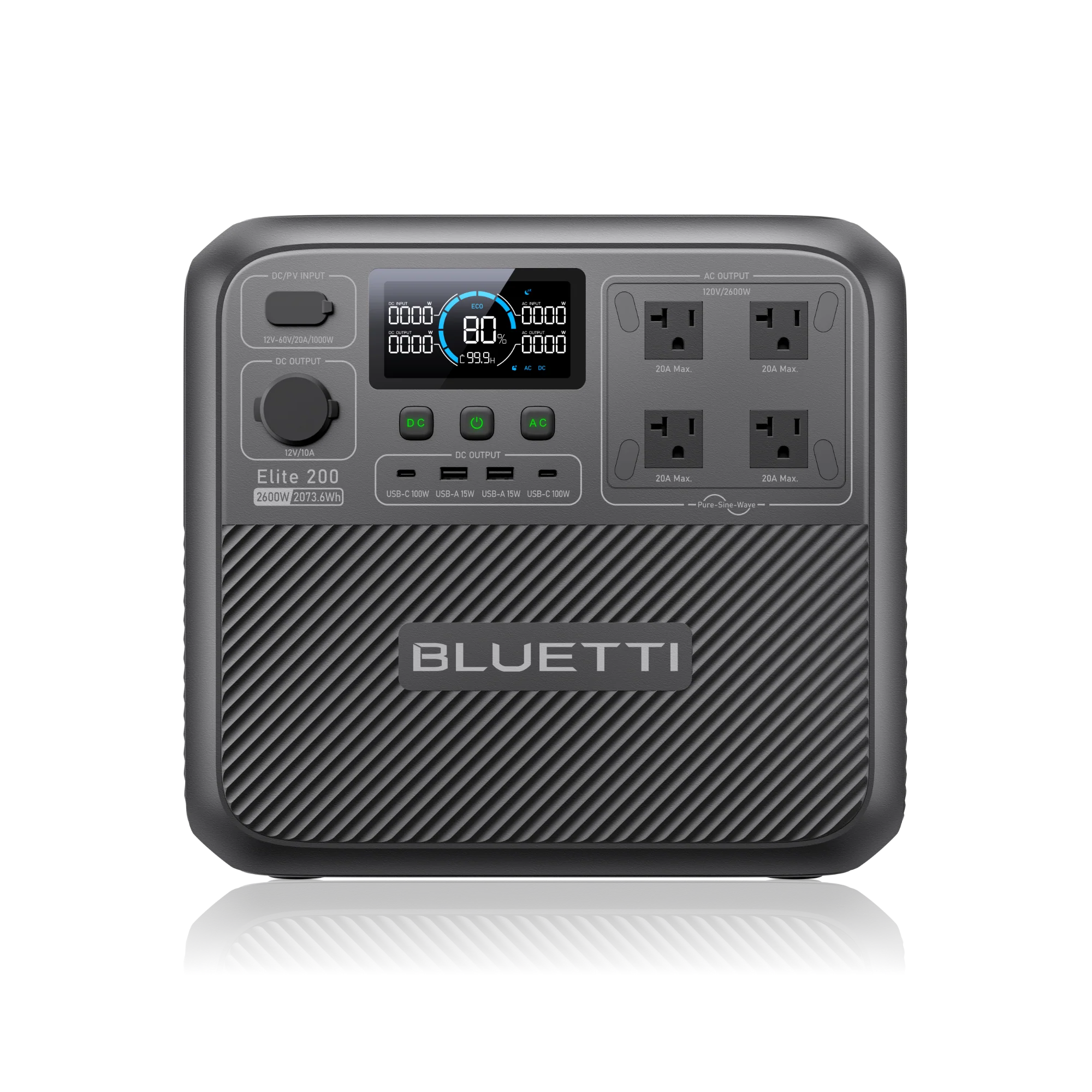 Bluetti Premium 200 V2 2700W 2073.6 Wh Portable Power Station