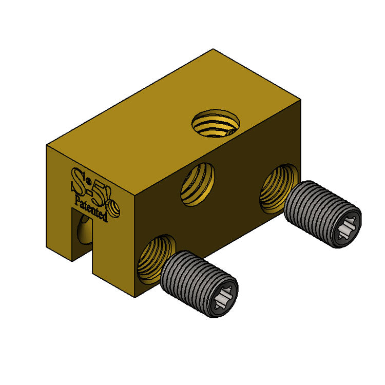 S-5! Brass Clamp S-5-BE (for SnoRail /SnoFence)