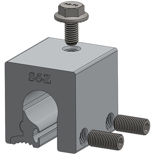 S-5! S-5-Z Clamp For Zip Rib BEMO Kalzip Bulb Seams