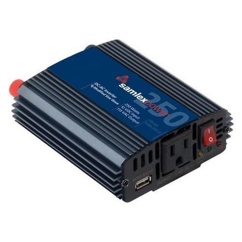 Samlex Inverter 250 Watts 12VDC Pure Sine Wave 120VDC SAM-250-12