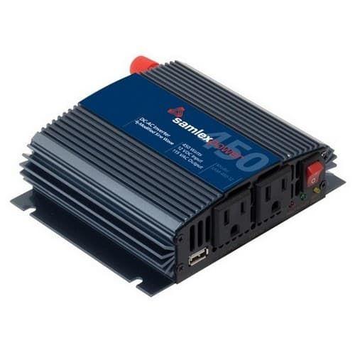 Samlex Inverter 450 Watts 12VDC Modified Sine Wave 120VAC SAM-450-12