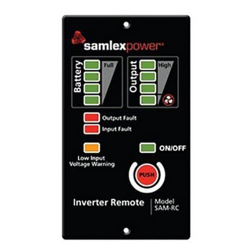 Samlex SAM Series Remote Control for 1000W–3000W Inverters w/ 16 ft Cable (SAM-RC)