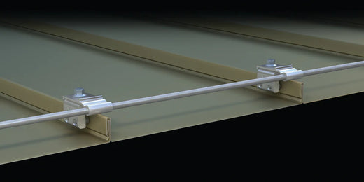 S-5! SnoRod 72" Solid Aluminum Round Rod for SnoRail and SnoFence Metal Roof Snow Retention Systems