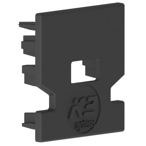 K2 Systems 4000176 CrossRail 44-X End Cap (Pack of 10) Black 4000176