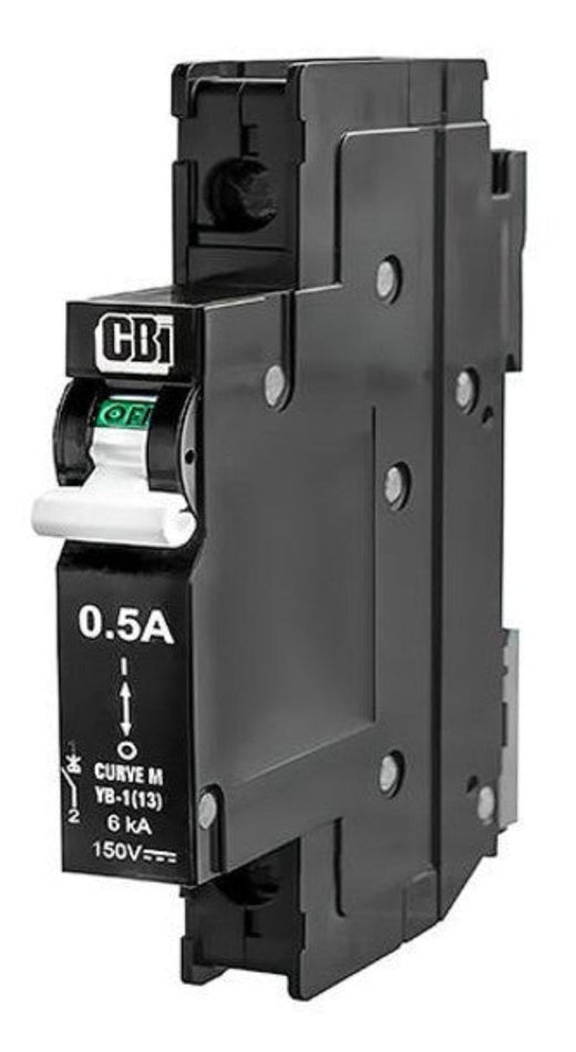 MidNite Solar MNEPV 5A 150V DC Single-Pole DIN Rail Circuit Breaker, Non-Polarized – MNEPV5-150-1PNP