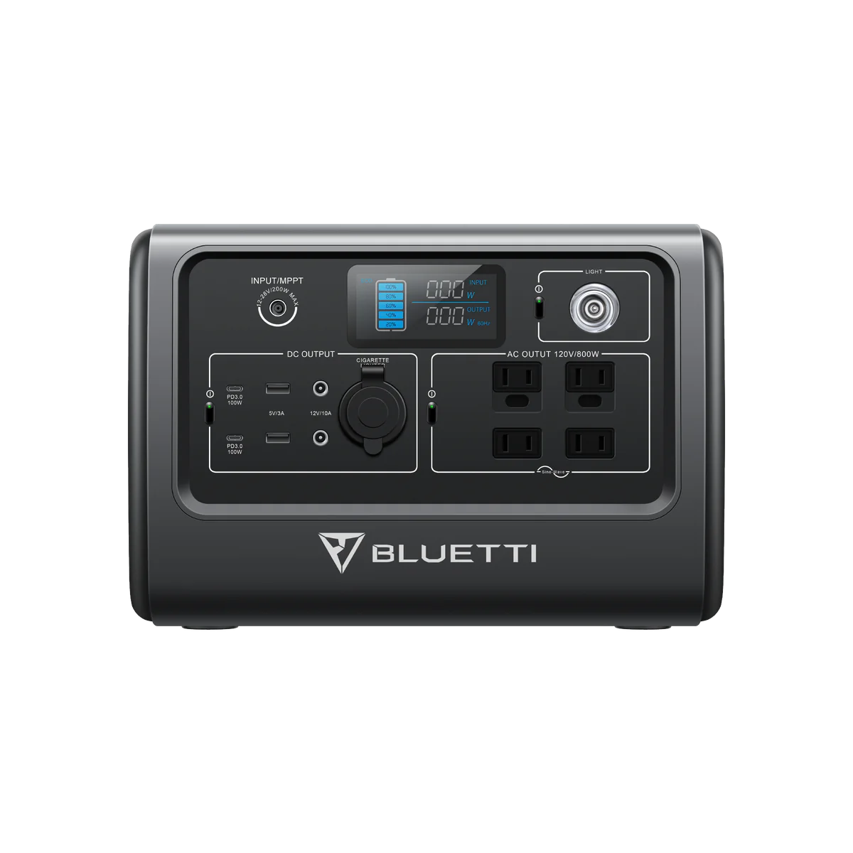 BLUETTI EB70S 800W 716Wh P-EB70S-US-GY-BL-010 Portable Power Station