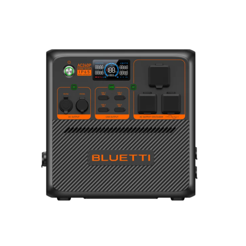 Bluetti 2400W LiFePO4 P-AC240P-US-GY-BL-010 Portable Power Station