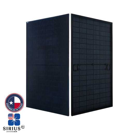 Sirius 415W ELNSM54M-HC-DC-415-MIDl BoW Mono PERC Solar Panel Assembled in Texas Domestic Content