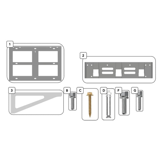 Fortress Power eForce Wallmount Bracket