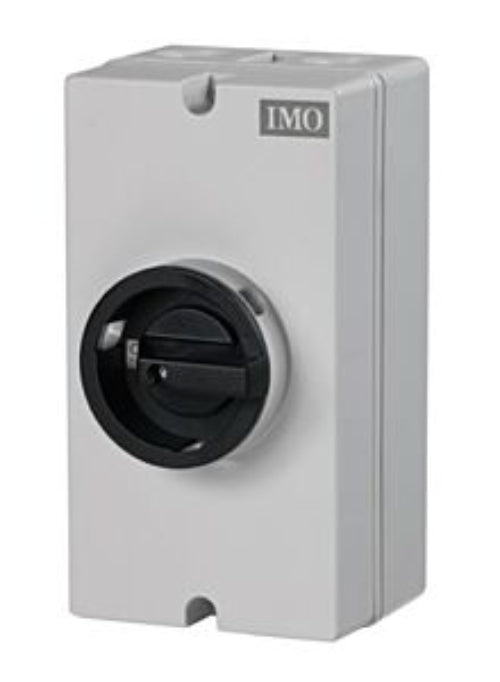 IMO Enclosed DC Switch IP66 16A 900 VDC 6 Pole SI16-PEL64R-6 Gray