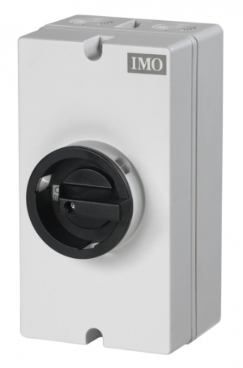 IMO Enclosed DC Switch IP66 16A 900 VDC 4 SI16-PEL64R-4 Pole Gray