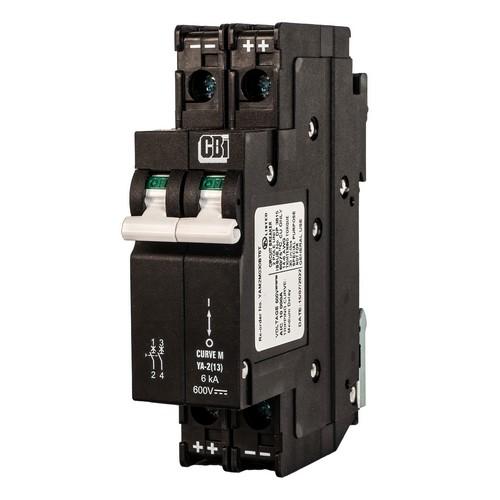 MidNite Solar 50A 600VDC 2-Pole DIN Rail Breaker MNEPV50-600-2PP