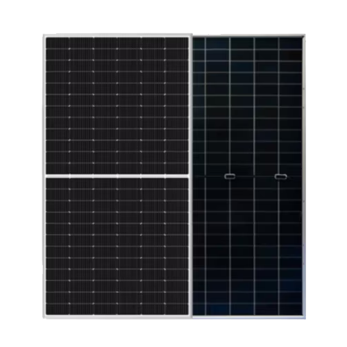 Runergy 595W Bifacial N-Type Dual Glass Solar Panel HY-DH144N8-595 Made in USA