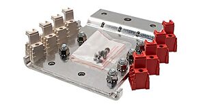 MidNite Solar 2000A Copper Bus Plate with 3/8" Studs MNBCB-BUSBAR2K