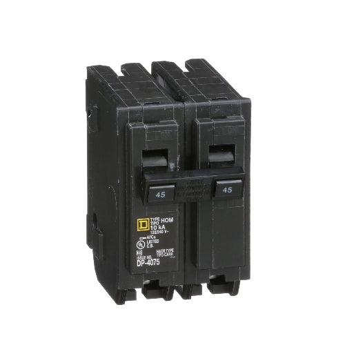 Schneider Electric Homeline 45A 2-Pole Circuit Breaker HOM245