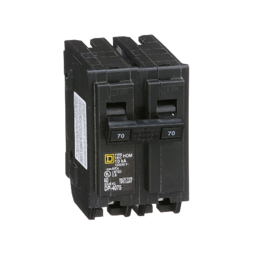 Schneider Electric Homeline 70A 2-Pole Circuit Breaker HOM270