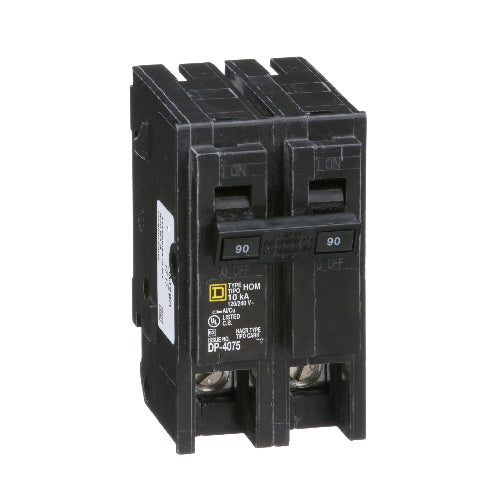 Schneider Electric Homeline 90A 2-Pole Circuit Breaker HOM290