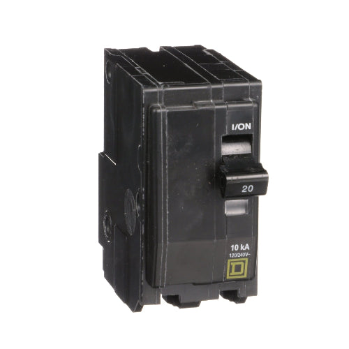 Schneider Electric 20A 2-Pole Miniature Circuit Breaker QO220