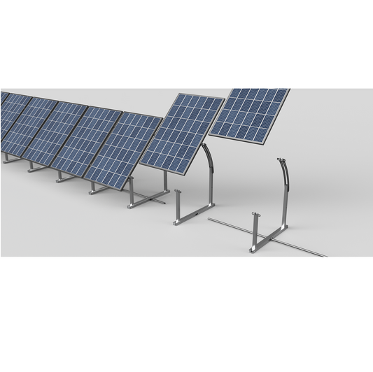 IntegraRack 15-45* Adjustable Single Frame (BallastBase) Black IR-45ASAB0047