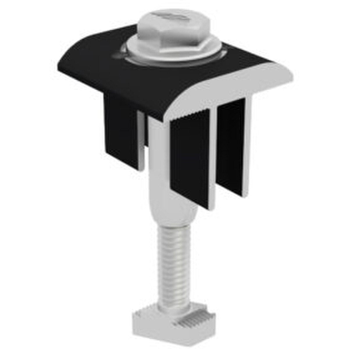 IronRidge XR Mid Clamp (30-40mm) Black Made in USA Domestic XR-MID-01-B1-US