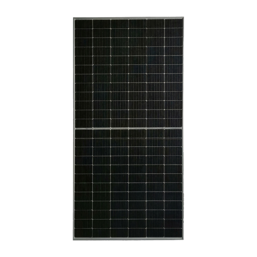 Runergy 540W bifacial solar panel black dual-glass module HY-DH144P8-540background