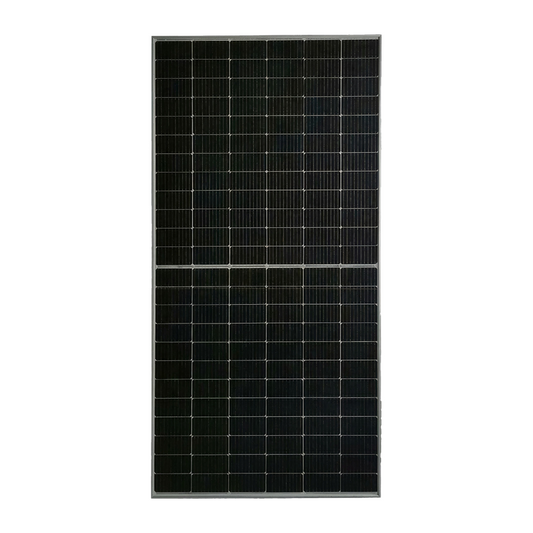 Runergy 540W bifacial solar panel black dual-glass module HY-DH144P8-540background