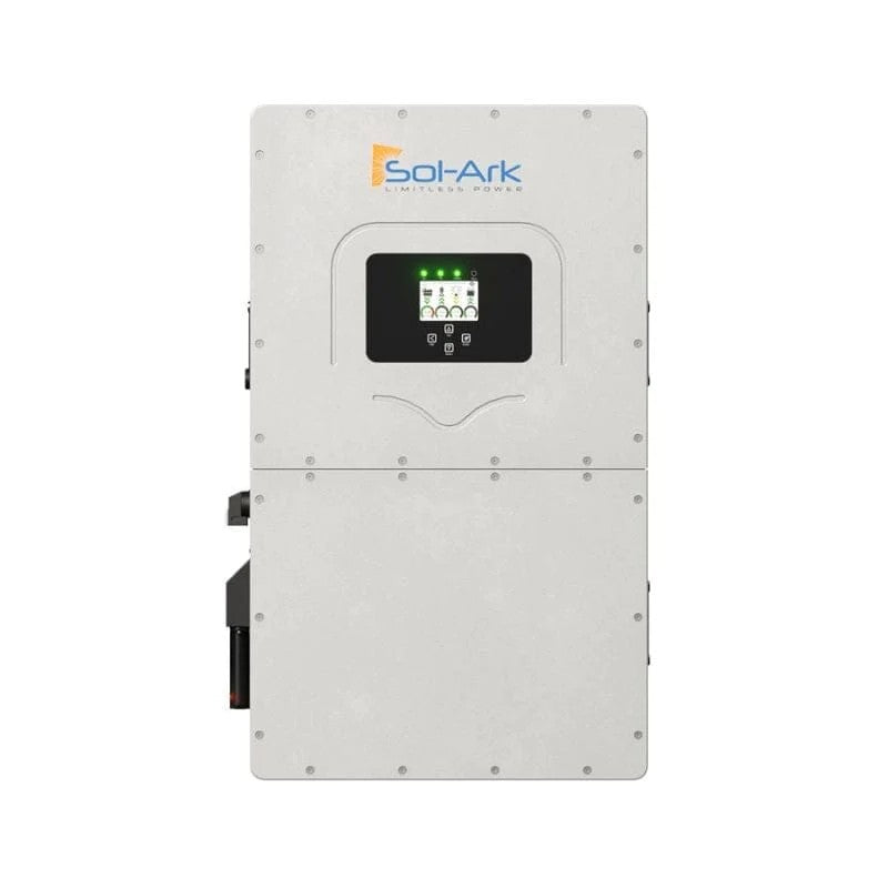 Sol-Ark SA-60K-3P 60kW 3-phase hybrid inverter with high-voltage 480/277V output for commercial and industrial energy systems