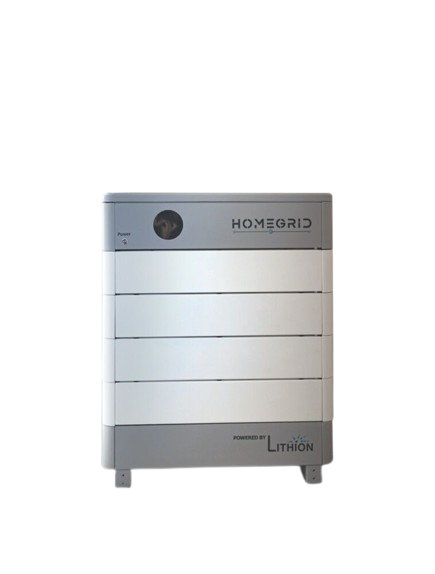 HomeGrid Stack'd 19.2 kWh - (4) 48V Lithium Battery Standard All Weather Modules + BMS and Base HG-4-Stack