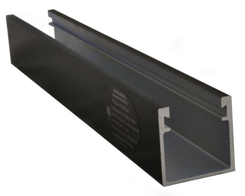 ProSolar RoofTrac R172-2.0B 172" (14') Black 2" Deep Rail