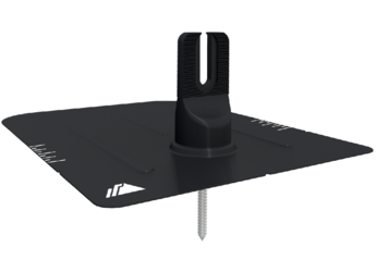 IRONRIDGE FLASHFOOT2 FF2-01-B2 BLACK COMP SHINGLE FLASHING