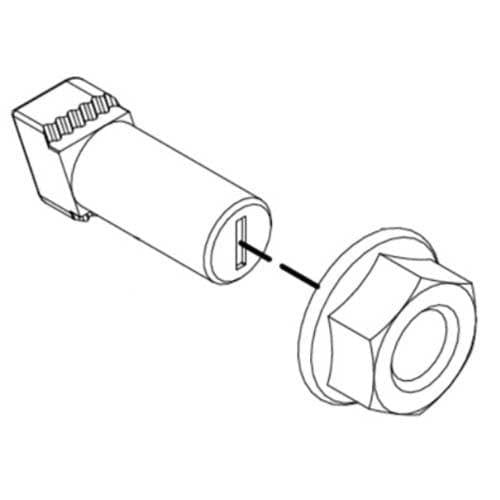 UNIRAC SOLARMOUNT 009021S BONDING T-BOLT & NUT 3/8" X 1"