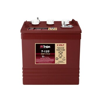 Trojan T125 240AH 6V Flooded Battery