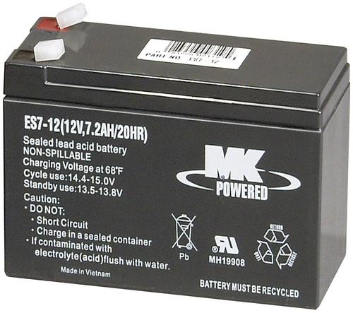 MK BATTERY DEKA ES7-12 7AH 12V AGM BATTERY