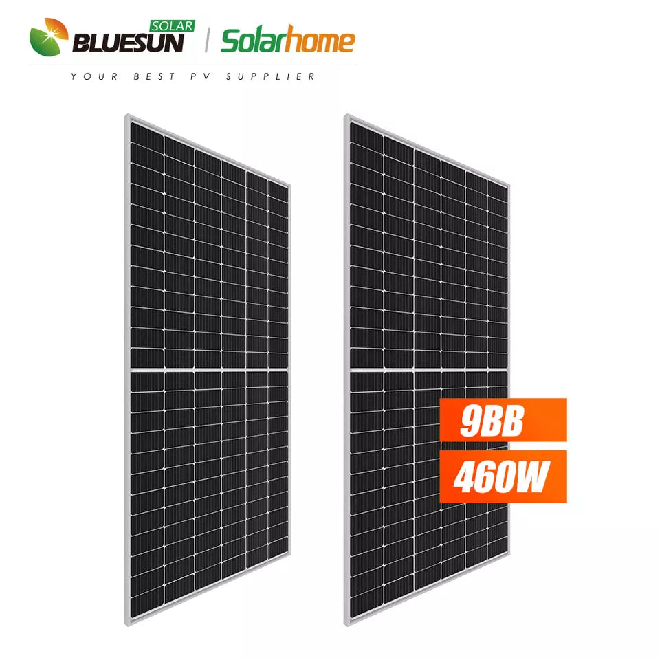 Bluesun - 460W - Bifacial Mono Perc Solar Panel - US Solar Supplier - BSM460M-72HBD - Pallet Only