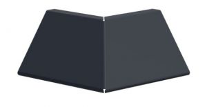 IronRidge Contour CTR-OUT-01-B1 Black Trim Outer Corner Cap