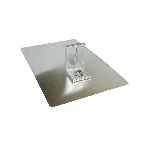 Ecofasten Greenfasten GF1-GAL-MLL-812 8" Flashing Galvalume Base For Single Bracket, Mill Finish