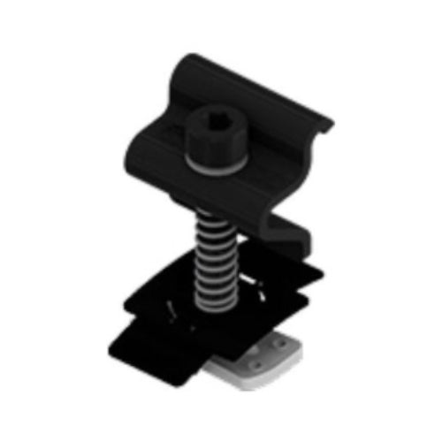 K2 Systems 30–40mm Black Solar Panel End Clamp for Racking – 4000091