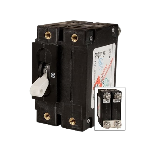 MidNite Solar MNEDC30-300 30A 300VDC Non-Polarized Panel Mount Circuit Breaker