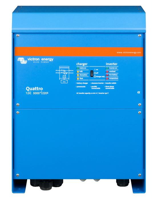 Victron Quattro 12/5000/220-100/100 230V Inverter / Charger