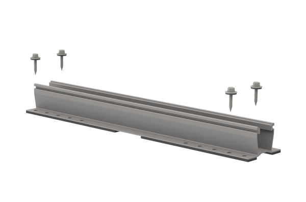 K2 Solar 4000073 MiniRail XPRess Base 17? w/EPDM, Mill Kit – US
