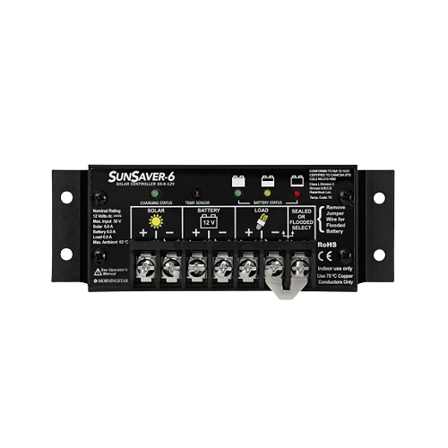 Morningstar Sunsaver SS-6-12V 6A 12VDC PWM Charge Controller