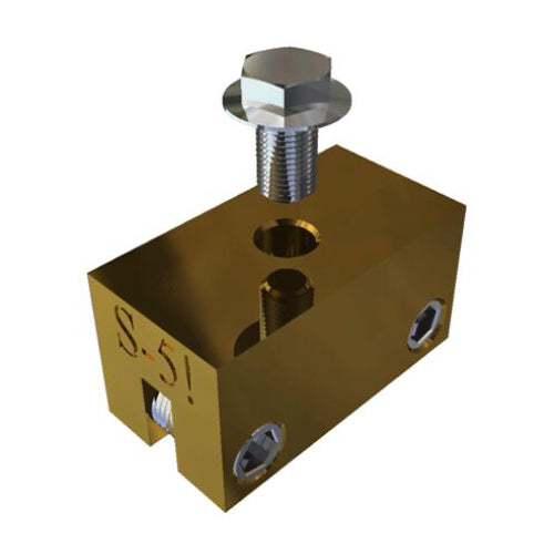 S-5-B Brass Mini Attachment Clamps for Copper Roofs