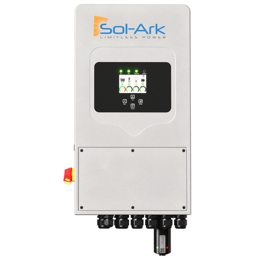 Sol-Ark 5K-1P-N 5kW 120/230V hybrid inverter front view